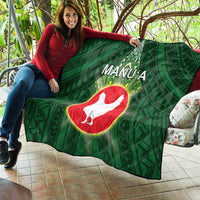 American Samoa Manu'a Cession Day Quilt With Polynesian Pattern