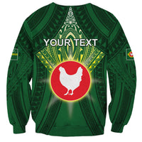 Personalized American Samoa Manu'a Cession Day Sweatshirt With Polynesian Pattern