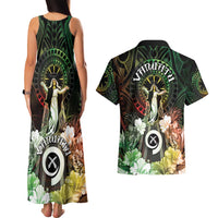 Vanuatu Happy Assumption Day Couples Matching Tank Maxi Dress and Hawaiian Shirt