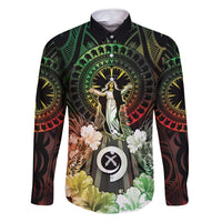 Vanuatu Happy Assumption Day Family Matching Mermaid Dress and Hawaiian Shirt