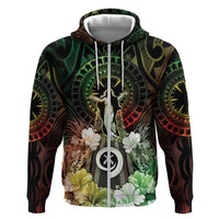 Vanuatu Happy Assumption Day Hoodie LT05 Zip Hoodie Reggae - Polynesian Pride