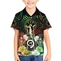 Vanuatu Happy Assumption Day Kid Hawaiian Shirt LT05 Kid Reggae - Polynesian Pride