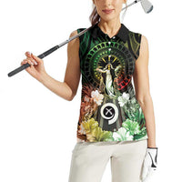 Vanuatu Happy Assumption Day Women Sleeveless Polo Shirt LT05 - Polynesian Pride
