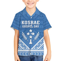 Personalised Kosrae State Gospel Day Family Matching Tank Maxi Dress and Hawaiian Shirt Simple Style