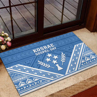 Kosrae State Gospel Day Rubber Doormat Simple Style
