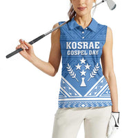 Personalised Kosrae State Gospel Day Women Sleeveless Polo Shirt Simple Style