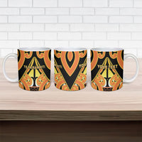Personalised New Zealand Te Tairawhiti Ceramic Mug Maori Koru Pattern LT05 - Polynesian Pride
