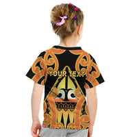 Personalised New Zealand Te Tairawhiti Kid T Shirt Maori Koru Pattern LT05 - Polynesian Pride