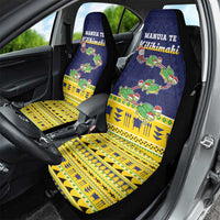Tokelau Christmas Car Seat Cover Tokelauan Turtle Santa Sleigh LT05 - Polynesian Pride