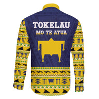 Tokelau Christmas Family Matching Long Sleeve Bodycon Dress and Hawaiian Shirt Tokelauan Turtle Santa Sleigh