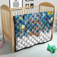 New Zealand Christmas Quilt Kiwis Santa Sleigh Starry Night Style LT05 - Polynesian Pride