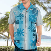 Hawaiian Quilt Hawaiian Shirt Vintage Pattern Blue LT05 - Polynesian Pride