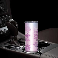 Hawaiian Quilt Skinny Tumbler Vintage Pattern Galaxy LT05 - Polynesian Pride