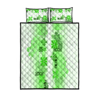 Hawaiian Quilt Quilt Bed Set Vintage Pattern Green LT05 Green - Polynesian Pride