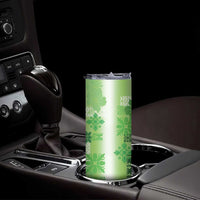Hawaiian Quilt Skinny Tumbler Vintage Pattern Green LT05 - Polynesian Pride