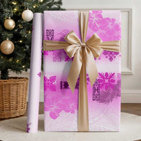 Hawaiian Quilt Wrapping Paper Vintage Pattern Pink - Polynesian Pride