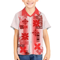 Hawaiian Quilt Hawaiian Shirt Vintage Pattern Red LT05 - Polynesian Pride