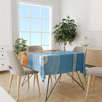 Custom Fiji Tapa And Australia Aboriginal Together Tablecloth LT05 - Polynesian Pride