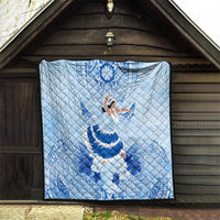 Cook Islands Women's Day Quilt With Polynesian Pattern LT05 - Polynesian Pride