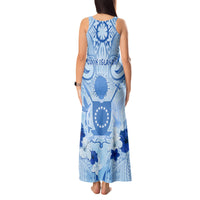 Cook Islands Women's Day Tank Maxi Dress With Polynesian Pattern LT05 - Polynesian Pride