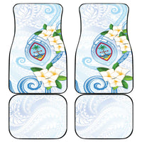 Guam Chamorro Car Mats Guasali Flowers Curves Style