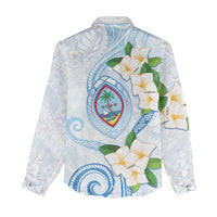 Guam Chamorro Women Casual Shirt Guasali Flowers Curves Style