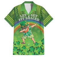 Personalised Hawaii Saint Patrick's Day Family Matching Puletasi and Hawaiian Shirt Let's Get Fit Shaced