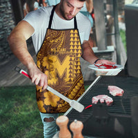 Hawaii Mililani High School Apron Tribal Tattoo With Hibiscus Flowers