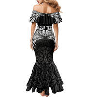 Custom New Zealand Cricket Mermaid Dress Go Champions World Cup 2024 With Maori Pattern LT05 - Polynesian Pride
