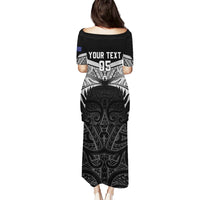 Custom New Zealand Cricket Puletasi Go Champions World Cup 2024 With Maori Pattern LT05 - Polynesian Pride