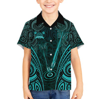 Personalised New Zealand Darts Hawaiian Shirt Turquoise Dart Board Maori Pattern LT05 - Polynesian Pride