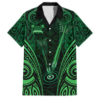 Personalised New Zealand Darts Hawaiian Shirt Green Dart Board Maori Pattern LT05 Green - Polynesian Pride