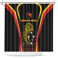 Papua New Guinea Cricket Shower Curtain 2024 World Cup