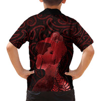 Aotearoa Mana Wahine Family Matching Short Sleeve Bodycon Dress and Hawaiian Shirt The Spiritual Power Of Women