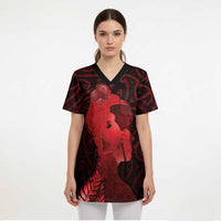 Aotearoa Mana Wahine Scrub Top The Spiritual Power Of Women - Polynesian Pride