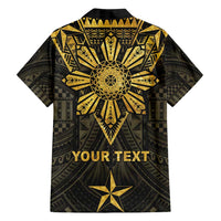 Personalised Philippines Independence Day Family Matching Puletasi and Hawaiian Shirt Filipinos Sun Star Tribal