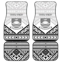 Kiribati Gospel Day Car Mats Coat Of Arms Polynesian Pattern