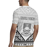 Personalised Kiribati Gospel Day Rugby Jersey Coat Of Arms Polynesian Pattern LT05 - Polynesian Pride