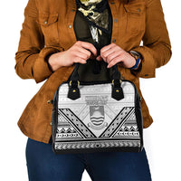 Kiribati Gospel Day Shoulder Handbag Coat Of Arms Polynesian Pattern