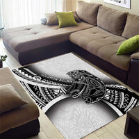 Solomon Islands Nguzunguzu Area Rug Polynesian Tribal Pattern