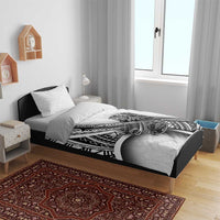 Solomon Islands Nguzunguzu Bedding Set Polynesian Tribal Pattern