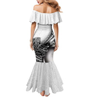 Solomon Islands Nguzunguzu Family Matching Mermaid Dress and Hawaiian Shirt Polynesian Tribal Pattern