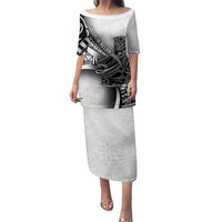 Solomon Islands Nguzunguzu Family Matching Puletasi and Hawaiian Shirt Polynesian Tribal Pattern