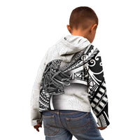 Solomon Islands Nguzunguzu Kid Hoodie Polynesian Tribal Pattern