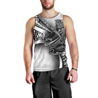 Solomon Islands Nguzunguzu Men Tank Top Polynesian Tribal Pattern
