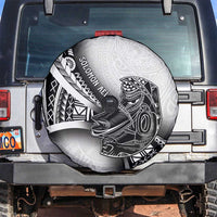 Solomon Islands Nguzunguzu Spare Tire Cover Polynesian Tribal Pattern