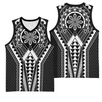 Philippines Batok Tribal Inspired Tattoo Black Basketball Jersey LT05 - Polynesian Pride