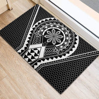 Philippines Batok Tribal Inspired Tattoo Black Rubber Doormat LT05 - Polynesian Pride
