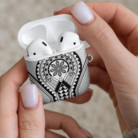 Philippines Batok Tribal Inspired Tattoo White AirPods Case LT05 - Polynesian Pride