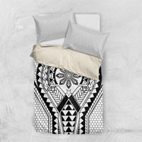 Philippines Batok Tribal Inspired Tattoo White Bedding Set LT05 US Twin 172cm x 218cm White - Polynesian Pride